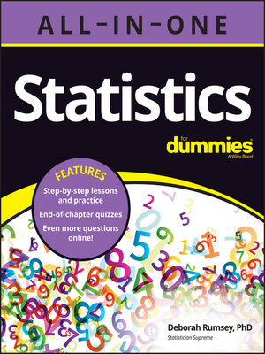 cover image of Statistics All-in-One For Dummies